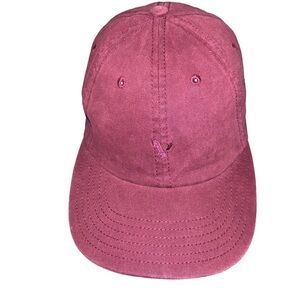 American eagle burgundy baseball cap hat adjustable